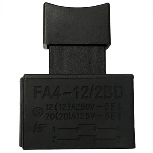 изображение Выключатель FA4-12/2BD (162) с фиксатором 12(12)A, 250V для электроинструмента магазин Компании Интерком-НН фото 2 картинка Выключатель FA4-12/2BD (162) с фиксатором 12(12)A, 250V для электроинструмента от магазина Интерком-НН фото 2