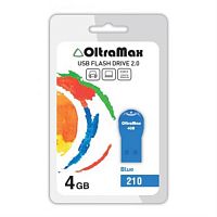 картинка Память USB 4Gb OltraMax 210 синий (OM-4GB-210-Blue) от магазина Интерком-НН
