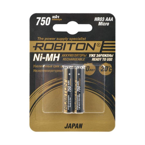 изображение Аккумулятор Ni-MH 750mAh, AAA, 1.2В Robiton HR-4UTG магазин Компании Интерком-НН картинка Robiton HR-4UTG Аккумулятор Ni-MH 750mAh, AAA, 1.2В от магазина Интерком-НН