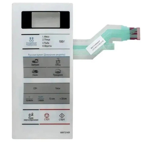 картинка Samsung DE34-00382A сенсорная панель управления для микроволновой печи (СВЧ) MW731KR, MW73M1KR от магазина Интерком-НН фото 3