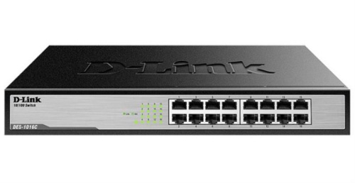 изображение Неуправляемый коммутатор с 16 портами 10/100Base-TX и функцией энергосбережения и поддержкой QoS D-Link DES-1016C/A1A магазин Компании Интерком-НН картинка D-Link DES-1016C/A1A Коммутатор с 16 портами 10/100Base-T, функцией энергосбережения от магазина Интерком-НН