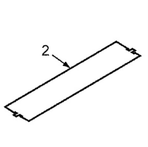 картинка Panasonic PSHR1251Z прозрачная пластина защиты описания клавиш для KX-T7630, KX-T7633, KX-T7636 от магазина Интерком-НН