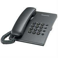 картинка Panasonic KX-TS2350RUT проводной телефон, цвет темно-серый металлик от магазина Интерком-НН