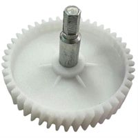 картинка Шестерня большая с валом D=80мм, H=72/18мм, 46 косых зубьев для мясорубки Rolsen от магазина Интерком-НН