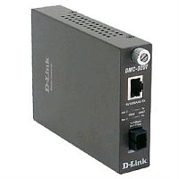 картинка DMC-920T D-Link (ТХ: 1550 нм; RX: 1310 нм) SC, 20км Медиаконвертер 10/100BASE-TX и 100BASE-FX  от магазина Интерком-НН