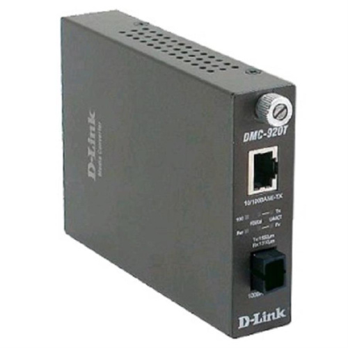картинка DMC-920T D-Link (ТХ: 1550 нм; RX: 1310 нм) SC, 20км Медиаконвертер 10/100BASE-TX и 100BASE-FX  от магазина Интерком-НН