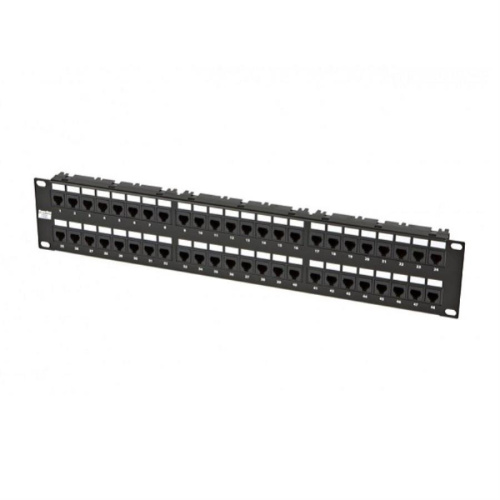 картинка PP-19-48-6P4C-C2 19" патч-панель Hyperline, 2U, 48xRJ-12, телефонная 48-портов от магазина Интерком-НН