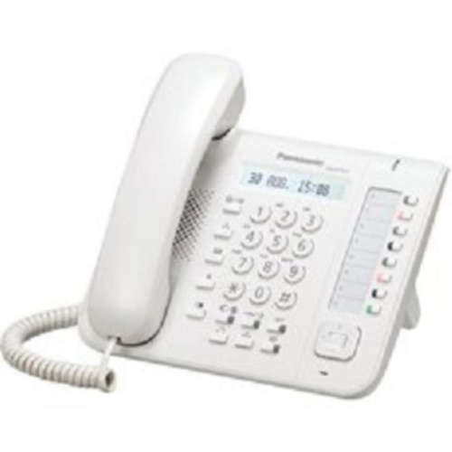 изображение Panasonic KX-DT521RU БУ Системный телефон 8 кнопок с индикацией, 1-строчный дисплей с подсветкой магазин Компании Интерком-НН картинка Panasonic KX-DT521RU БУ Системный телефон 8 кнопок с индикацией, 1-строчный дисплей с подсветкой от магазина Интерком-НН