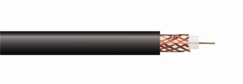картинка Кабель коаксиальный 3C-2V, 75Ом, медь, Netko, черный (бухта 100м)  от магазина Интерком-НН