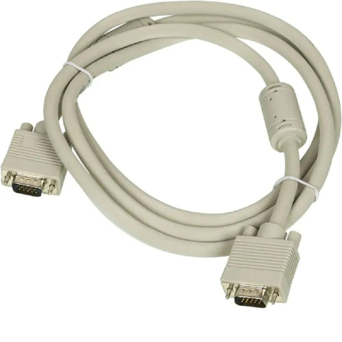 изображение Кабель VGA VGA (m) - VGA (m), ферритовый фильтр , 1.8м, серый магазин Компании Интерком-НН картинка Кабель VGA VGA (m) - VGA (m), ферритовый фильтр , 1.8м, серый от магазина Интерком-НН
