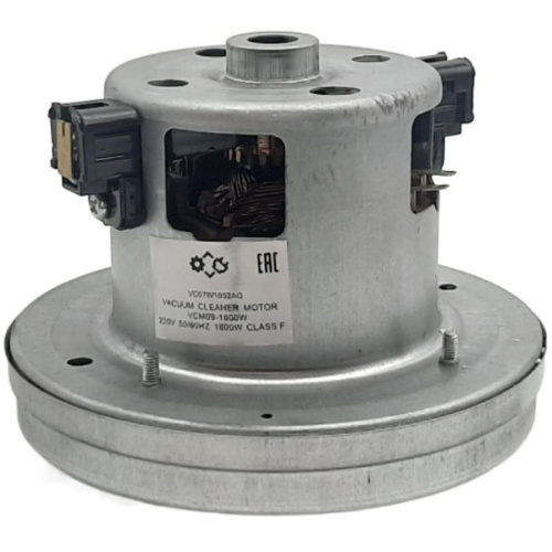 картинка Универсальный двигатель VCM09-1800W (VC07W1052AG) H=106мм, D=138мм, 1800Вт для пылесоса  от магазина Интерком-НН