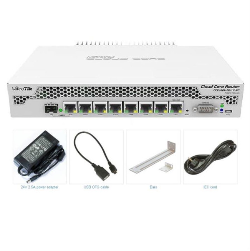 картинка MikroTik Cloud Core Route CCR1009-7G-1C-PC марштутизатор от магазина Интерком-НН фото 2