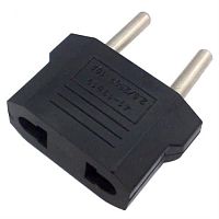 картинка Переходник для электророзетки с американской вилки на евро 220v 10a от магазина Интерком-НН