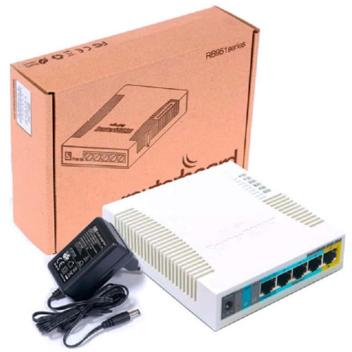 изображение Mikrotik RB951Ui-2HnD, Routerboard Wi-Fi маршрутизатор 5xport LAN WIFI Wireless Router магазин Компании Интерком-НН картинка Mikrotik RB951Ui-2HnD, Routerboard Wi-Fi маршрутизатор 5xport LAN WIFI Wireless Router от магазина Интерком-НН