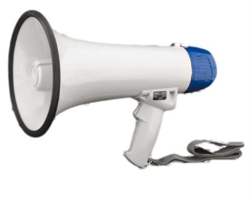 изображение Ручной мегафон, мощность 15Вт MKV Pro MP-15 магазин Компании Интерком-НН картинка MKV Pro MP-15 Ручной мегафон, мощность 15Вт от магазина Интерком-НН