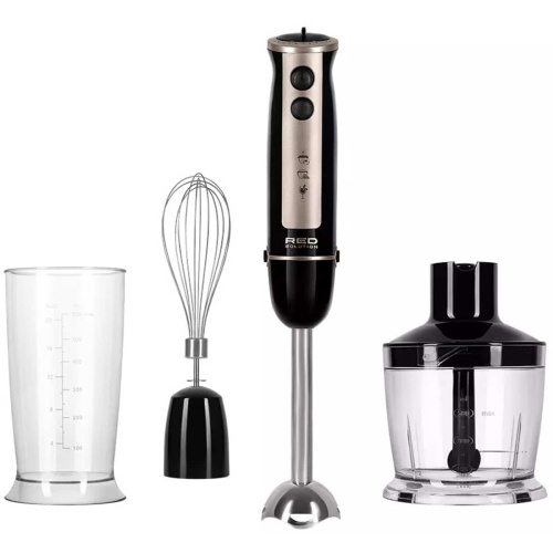 картинка Red Solution RHB-2948 блендер погружной 1200Вт, регулировка оборотов, режим турбо, черный/шампань  от магазина Интерком-НН