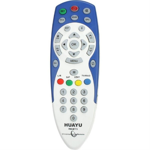 картинка Huayu RM-B773 (13879) пульт дистанционного управления универсальный (ПДУ) для ресивера от магазина Интерком-НН