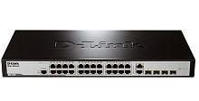 картинка D-Link DES-1228/ME/B1A Коммутатор с 24 портами 10/100Base-TX, 2 портами SPF, 2 комбо-портами  от магазина Интерком-НН