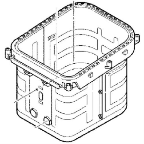 картинка Panasonic ADE96B165-H0 (ADE96B165) Корпус обогревателя для хлебопечи SD-2500, 2501, 2511, SD-ZB2502 от магазина Интерком-НН фото 4