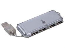 картинка Концентратор HUB Gembird UHB-C244 USB2.0 4-port+БП 500mA от магазина Интерком-НН