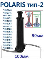 картинка Нож измельчителя 90мм тип-2. цвет черный для блендера Polaris, Vitek от магазина Интерком-НН