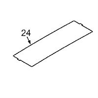 картинка Panasonic PSHR1368Z прозрачная пластина защиты описания клавиш для KX-DT333, 343, KX-NT343 от магазина Интерком-НН