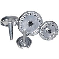 картинка Комплект горелок стола (4шт) 02121150 для газовых плит Gefest -4 1100, 1200, 1300, 3100 (с 2004г.в.) от магазина Интерком-НН