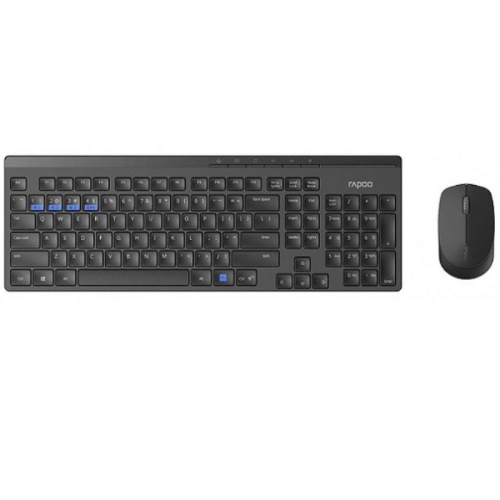 изображение Rapoo 8100M Комплект клавиатура+мышь, USB, беспроводной, черный магазин Компании Интерком-НН картинка Rapoo 8100M Комплект клавиатура+мышь, USB, беспроводной, черный от магазина Интерком-НН