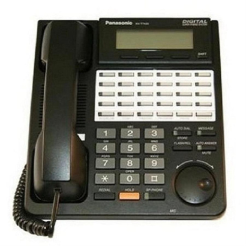 изображение Системный телефон 24 кнопки, черный Panasonic KX-T7433RUB Б/У магазин Компании Интерком-НН фото 2 картинка Panasonic KX-T7433RUB Б/У Системный телефон 24 кнопки, черный от магазина Интерком-НН фото 2