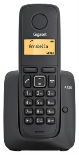 изображение Р/Телефон Dect Gigaset A120A RUS черный автооветчик АОН магазин Компании Интерком-НН картинка Р/Телефон Dect Gigaset A120A RUS черный автооветчик АОН от магазина Интерком-НН