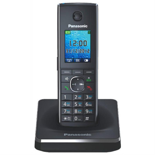 изображение Беспроводной телефон Panasonic KX-TG8551RUB DECT (радиотелефон) , цвет: черный магазин Компании Интерком-НН картинка Panasonic KX-TG8551RUB - Беспроводной телефон DECT (радиотелефон) , цвет: черный от магазина Интерком-НН