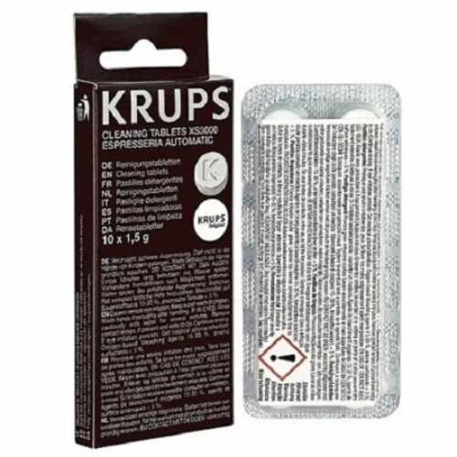 изображение KRUPS XS3000 таблетки для очистки кофемашин от кофейных масел (1уп. 10шт) магазин Компании Интерком-НН картинка KRUPS XS3000 таблетки для очистки кофемашин от кофейных масел (1уп. 10шт) от магазина Интерком-НН