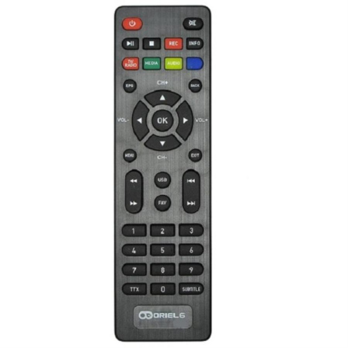 изображение Пульт дистанционного управления Ver.6 для DVB-T2-ресивера Oriel 403D магазин Компании Интерком-НН картинка Пульт дистанционного управления Ver.6 для DVB-T2-ресивера Oriel 403D от магазина Интерком-НН