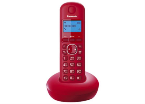 изображение Беспроводной телефон Panasonic KX-TGB210RUR DECT (радиотелефон) , цвет: красный магазин Компании Интерком-НН картинка Panasonic KX-TGB210RUR - Беспроводной телефон DECT (радиотелефон) , цвет: красный от магазина Интерком-НН