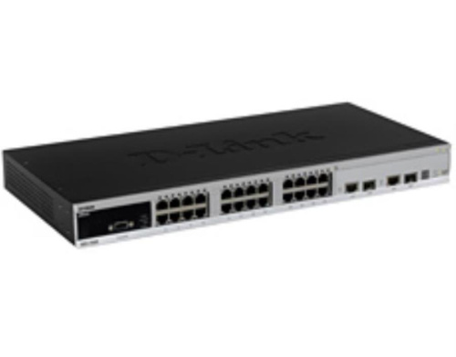 картинка D-Link DES-3528DC xStack управляемый коммутатор уровня 2+ с 24 портами от магазина Интерком-НН