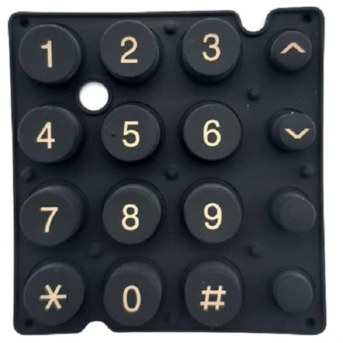 картинка Panasonic PQSX10248Y клавиатура для проводного телефонов KX-TS2350RUC, KX-TS2350RUR, RUT, RUB от магазина Интерком-НН