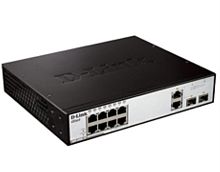 картинка D-Link DES-3200-10/C1A Управляемый коммутатор D-Link 2 уровня с 8 портами от магазина Интерком-НН
