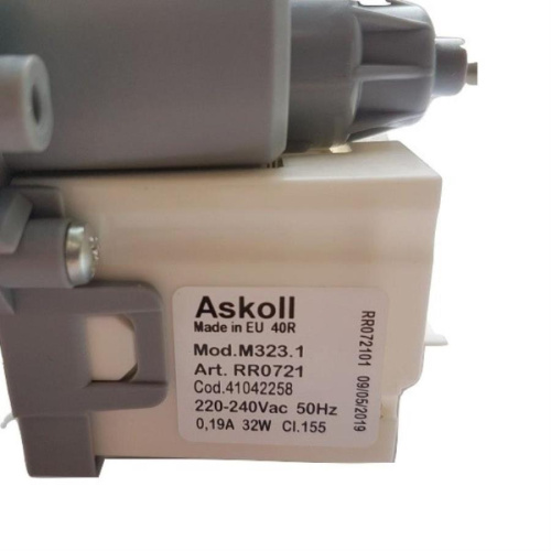 изображение Мотор сливного насоса (помпа) Askoll M253 0,20А 41019104 (41042258) в сборе с улиткой для стиральной машины Candy магазин Компании Интерком-НН фото 2 картинка Askoll 41019104 (41042258) Мотор сливного насоса (помпа) M253 0,20А для стиральной машины Candy от магазина Интерком-НН фото 2