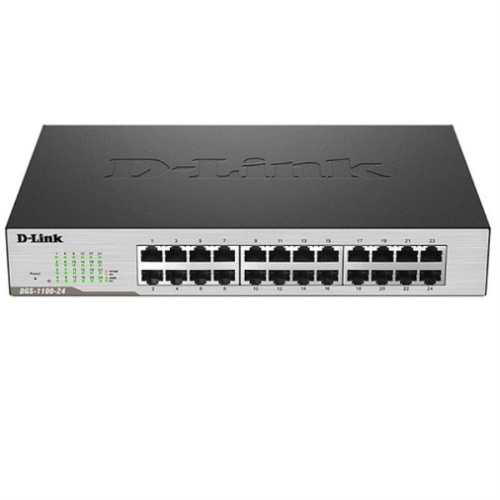 изображение Настраиваемый коммутатор EasySmart с 24 портами 10/100/1000Base-T DGS-1100-24/B2A D-Link магазин Компании Интерком-НН картинка Коммутатор DGS-1100-24/B2A D-Link EasySmart с 24 портами 10/100/1000Base-T D-Link от магазина Интерком-НН