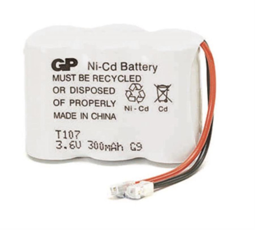 картинка Аккумулятор GP-T107 (KX-A36A, HHR-Р301, P-P301) никель-кадмиевый, 300mAh, 3.6 V от магазина Интерком-НН