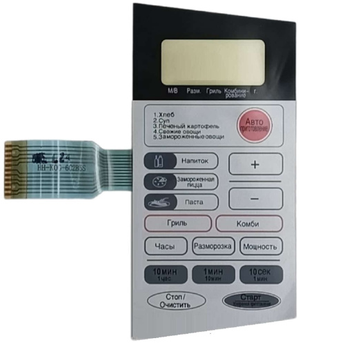 изображение Daewoo HH-KOG-6C2B5S (3518524500) Сенсорная панель для СВЧ KOG-6C2BS серебристый, красная авто магазин Компании Интерком-НН фото 3 картинка Daewoo HH-KOG-6C2B5S (3518524500) Сенсорная панель для СВЧ KOG-6C2BS серебристый, красная авто от магазина Интерком-НН фото 3