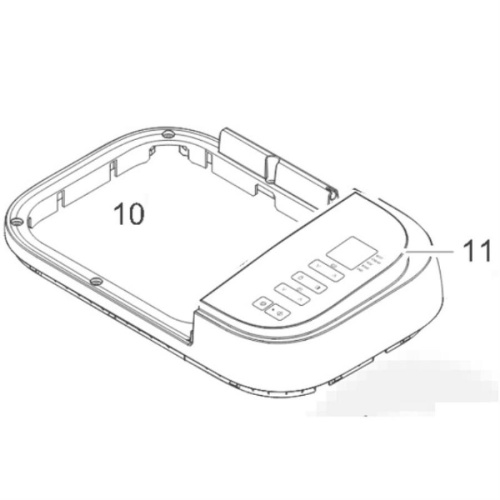 картинка Верхняя рама хлебопечки + аппликация упраления для Panasonic SD-B2510 от магазина Интерком-НН фото 3