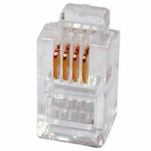 картинка Разъем RJ9 (RJ-9, RJ10, RJ-10, 4P4C, 4Р-4С, 4P4C, 4Р-4С) для телефонных трубок 4 контакта от магазина Интерком-НН фото 2