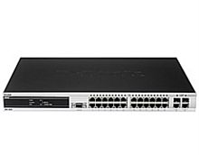 картинка D-Link DES-3828 Управл. коммутатор 3 уровня 24 порт 10/100, 2 комбо1000Base-T/SFP, 2 порт 1000Base-T от магазина Интерком-НН