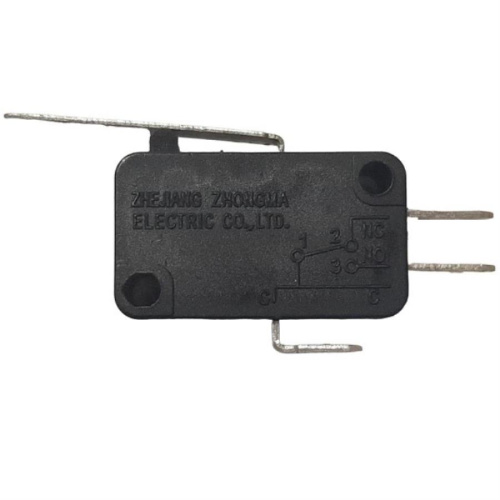 картинка Микропереключатель 3-х контактный V-152-1C25 250V 16A с рычагом 27мм для микроволновой печи (СВЧ) от магазина Интерком-НН