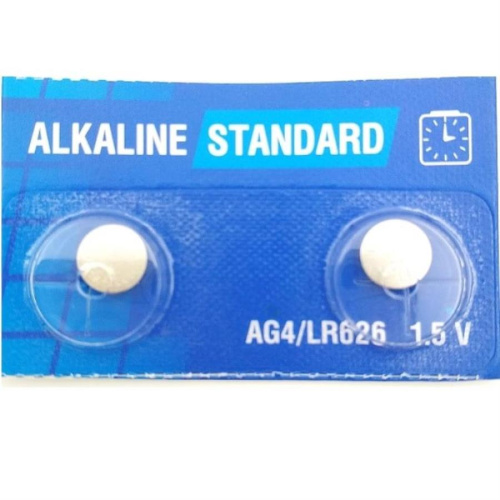 картинка Robiton R-AG4-0-BL2 Элемент питания (батарейка) Alkaline AG4 (LR626) 2 шт от магазина Интерком-НН фото 2