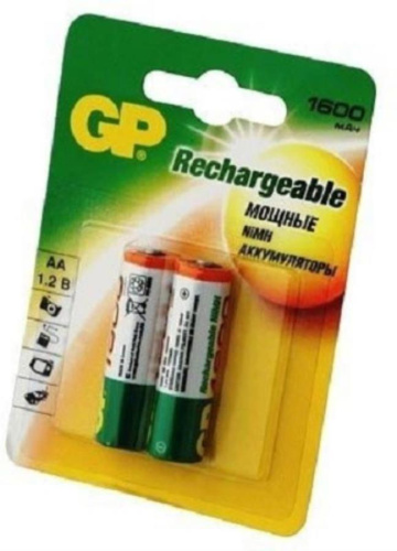 изображение Упаковка аккумуляторов 2шт GP 160AAHC-UC2 1600mAh магазин Компании Интерком-НН картинка Упаковка аккумуляторов 2шт GP 160AAHC-UC2 1600mAh от магазина Интерком-НН