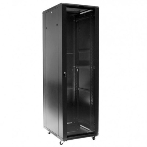 картинка Шкаф напольный 32U серия TE (600х600х1610), черный, разобранный Netko (упакован в 2 коробки) от магазина Интерком-НН