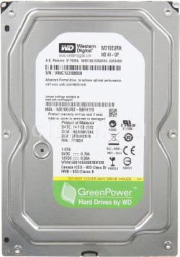 изображение Жесткий диск Western Digital 1Tb 64 Mb SATA-III WD10EURX магазин Компании Интерком-НН картинка Жесткий диск Western Digital 1Tb 64 Mb SATA-III WD10EURX от магазина Интерком-НН