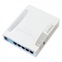картинка Mikrotik RB751U-2HnD, Routerboard 751U-2HnD, 5xport LAN WIFI Wireless Router б/у от магазина Интерком-НН